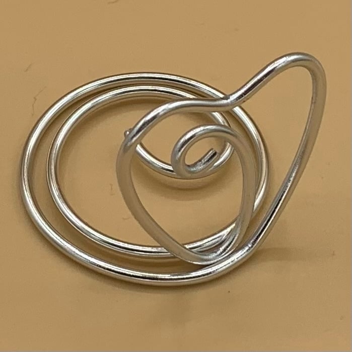 Small wire heart style card holders for place cards, photos or table numbers  