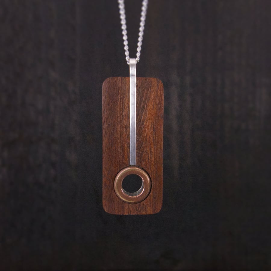 A Devils Plaything No. 1 - Sapele Mahogany, copper, brass and silver