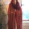 Autumnal Long Scarf.  CUSTOM ORDER