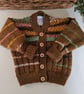 Designer Jaeger Merino Wool Baby Cardigan 9-18 months size 