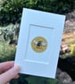 Original ACEO British insect painting Bumble Bee miniature watercolour artwork 