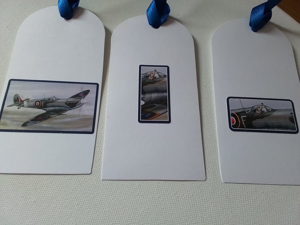 Spitfire gift tags. Spitfire. Gift tags. Ref 422