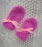 5 Piece Knitted Dress Set for a Baby Girl, Prem Sizes Available, Custom Make - Image 8