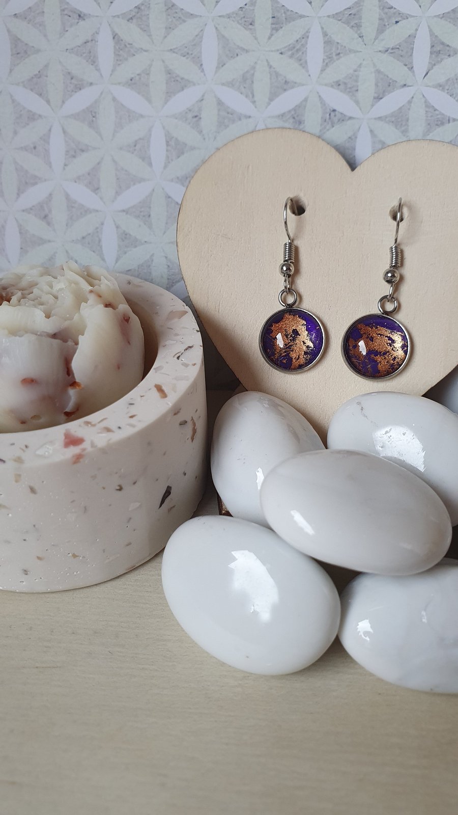 Purple Rose Gold Shimmer