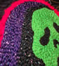 Ghostface Punch Needle Wall Hanging,Horror Decor, Handmade Scream Inspired - Image 2