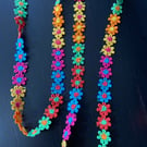 2 Yards Daisy Flower Lace Trim Guipure Floral Ribbon Sewing Craft Embellishment