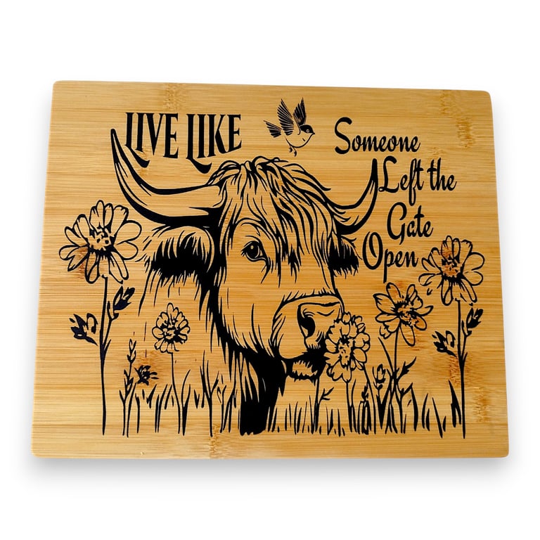 WOODEN CHOPPING BOARD WITH IMAGE
