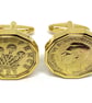 1937 Threepence Cufflinks 89th birthday, 89th birthday gift, 89th gift,  - Image 1