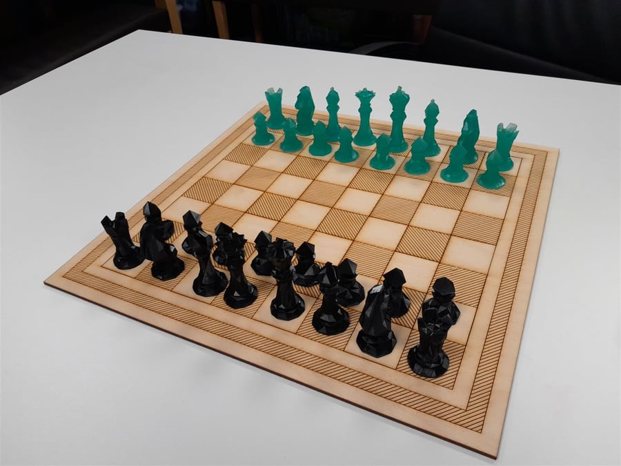 Multi faceted chess set
