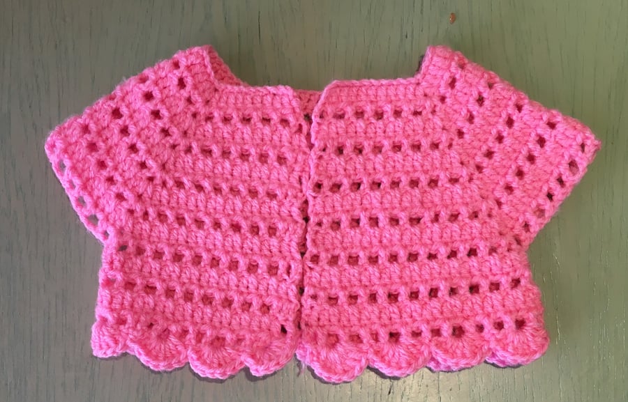 Short Sleeve Baby Bolero 