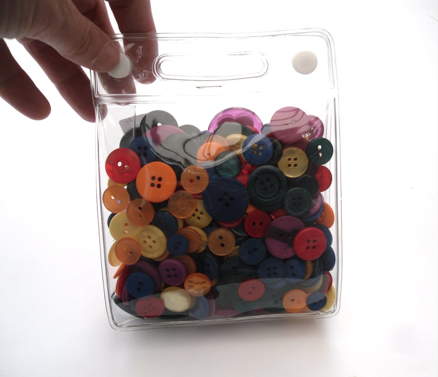 Bag of Colourful Buttons