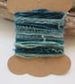 Small Dark Teal Natural Dye Textured Thread Pack - Image 2