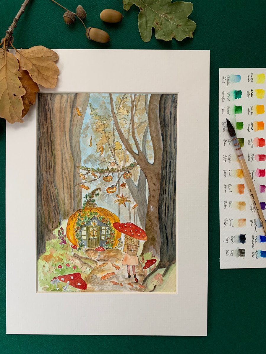 Autumn Wander – Original Watercolour Painting