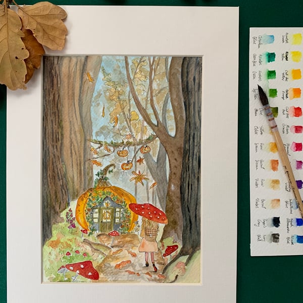 Autumn Wander – Original Watercolour Painting