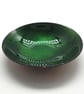 Emerald Green Enamel Bowl - Trinket Dish - Image 2