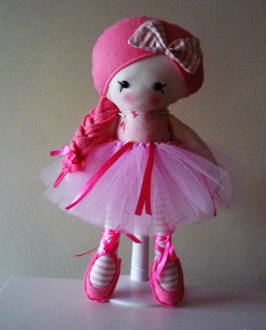 Hand Made Ballerina Doll with Tutu