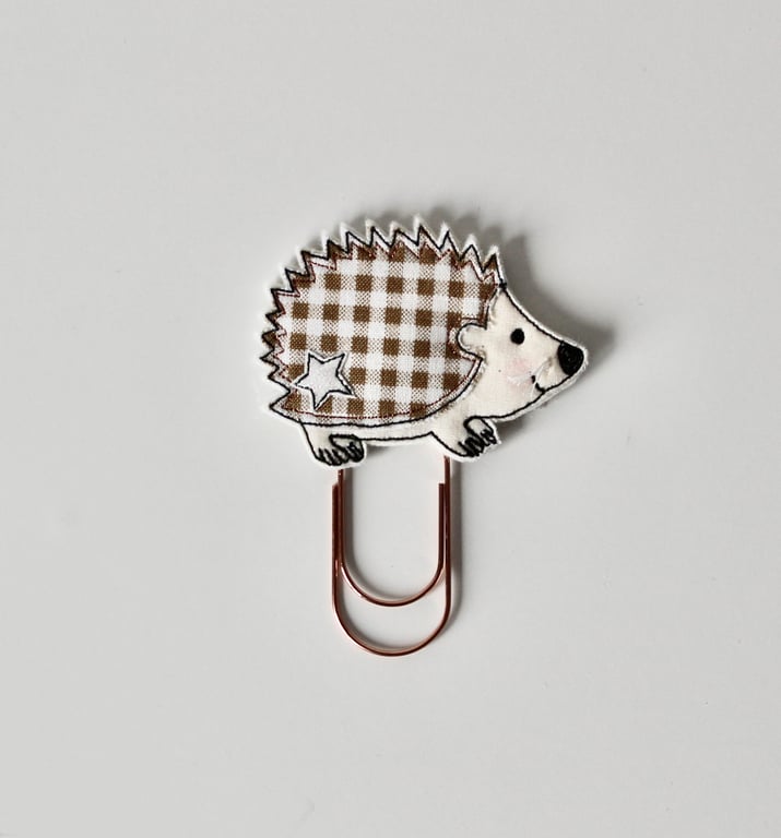 'Little Hedgehog' - Handmade Bookmark