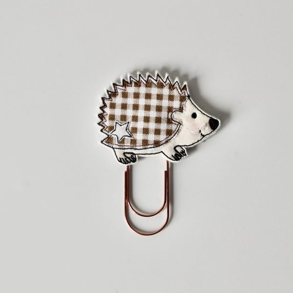 'Little Hedgehog' - Handmade Bookmark