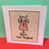 Personalised Christmas Fairy Card