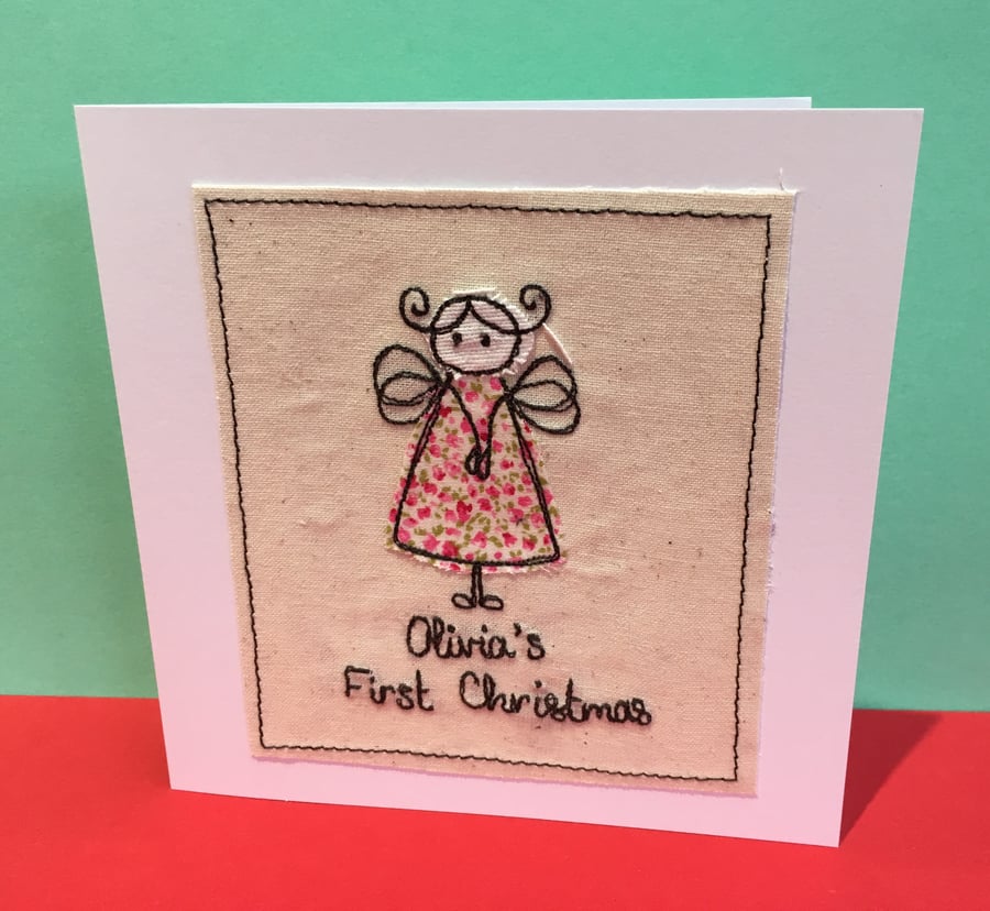 Personalised Christmas Fairy Card