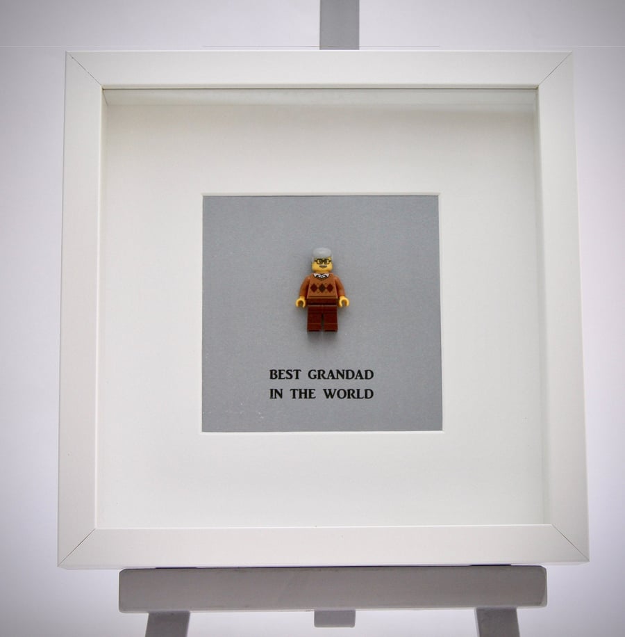 Best Grandad in the World  mini Figure