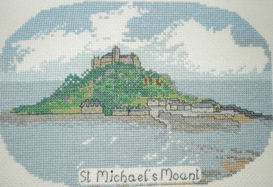 St. Michael's Mount in Cornwall cross stitch kit