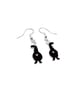 Cat Butt Earrings - Handmade - Image 3