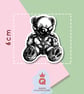 Leather Bear Sticker. - Image 2