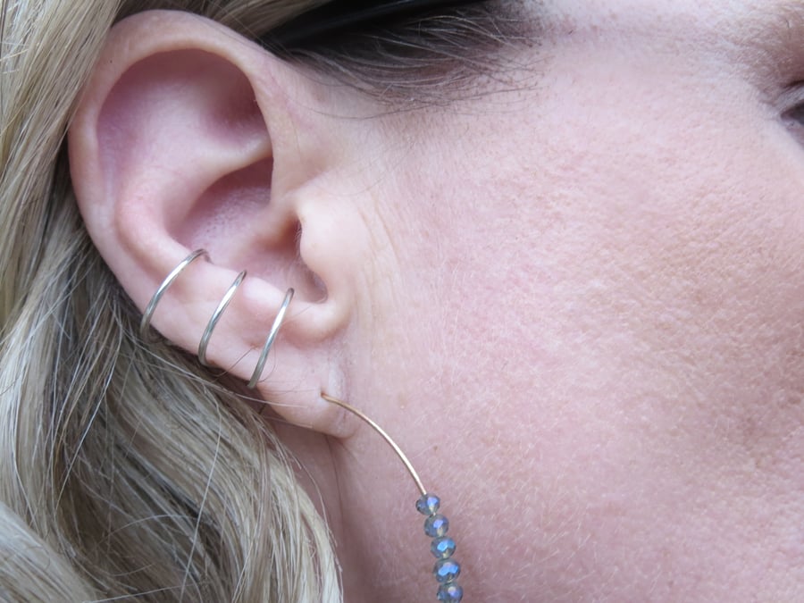 Sterling Silver Ear Cuff No Piercing 