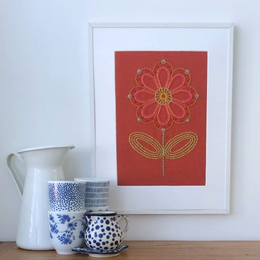 Red Ellie Flower Christmas Gift