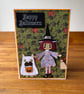 Halloween, Pumpkin patch Gardening Witch. - Image 1