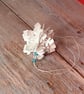 Snowflake Bauble - Aqua Beads