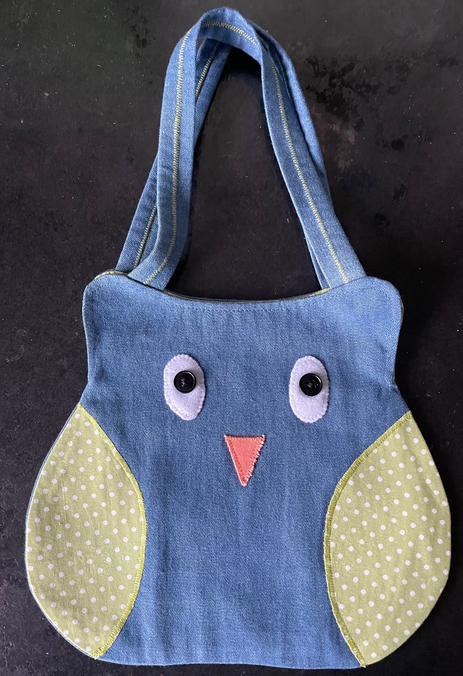 Owl Mini Tote Bag