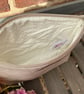 Plain Linen Look Zip Pouch - Image 2
