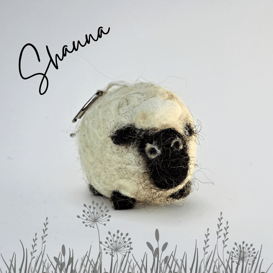 Shauna the Sheep your pocket-sized stress buddy and a keyring   M