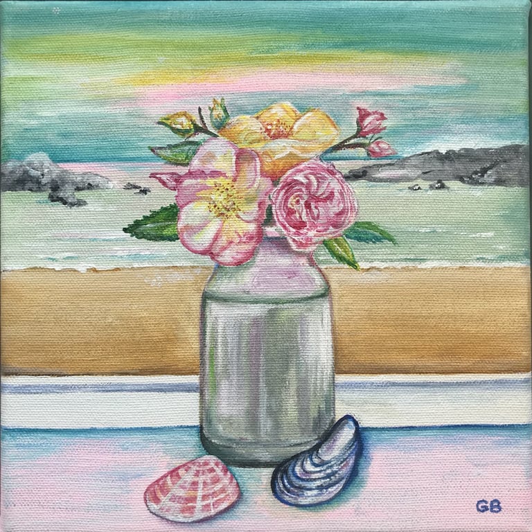 Coastal Painting, Original Painting, Acrylics,  'The Calm After the Storm.