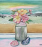 Coastal Painting, Original Painting, Acrylics,  'The Calm After the Storm. - Image 1