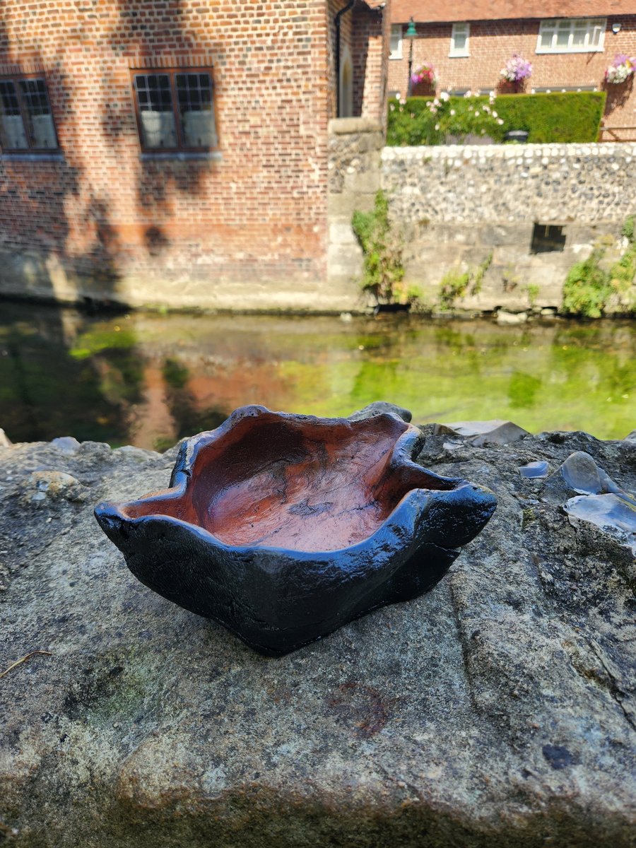 Small live edge wooden dish