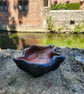 Small live edge wooden dish