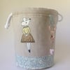 Matilda Mouse sock knitters bag