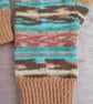 Fingerless Gloves - Hand Knitted - Van Gogh Sunflower inspired  - Image 4