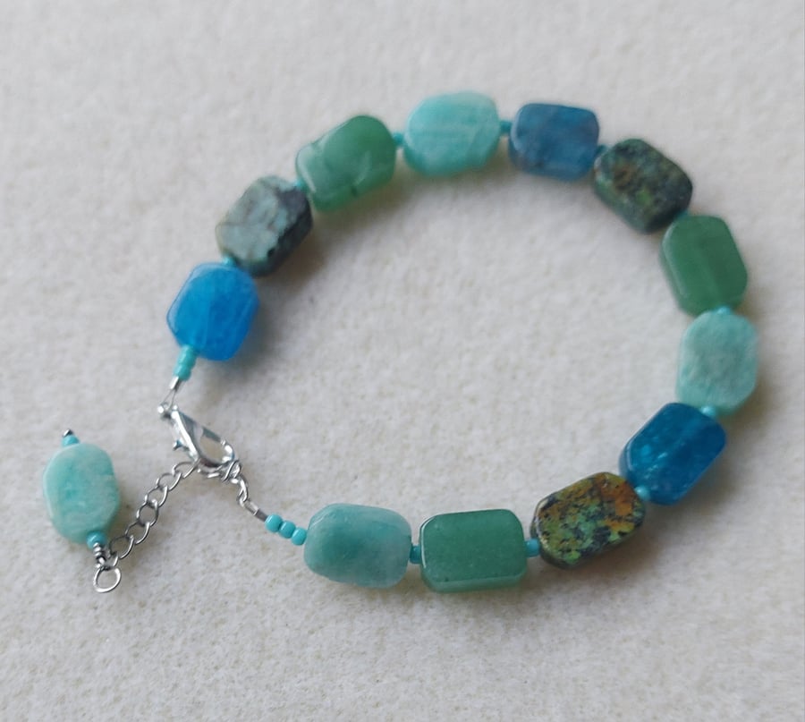 Gemstone Chunky Bracelet 