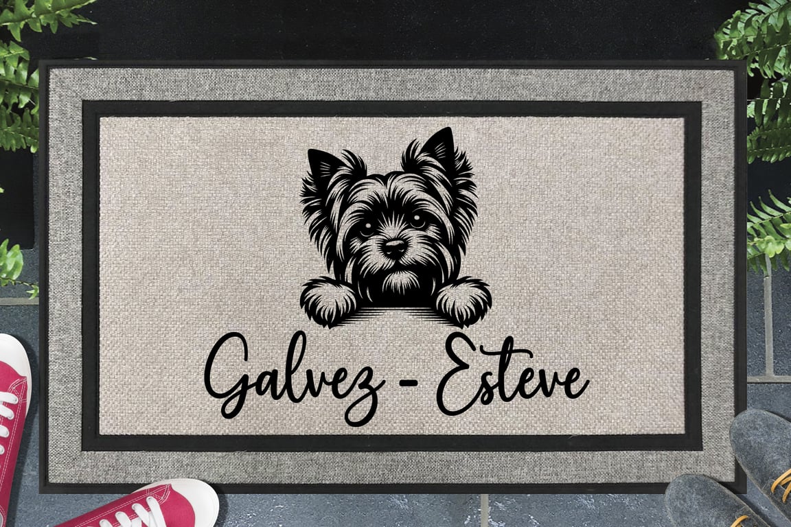 Silky Terrier Door Mat No.1 - Personalised Silky Terrier - All Weather 45x70cm 