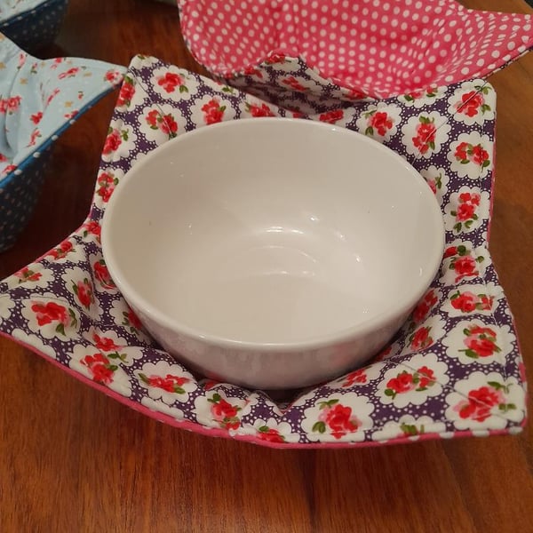 Insulated Bowl Cosies - Soup Bowls - Porridge Bowls - Ice-cream Bowls