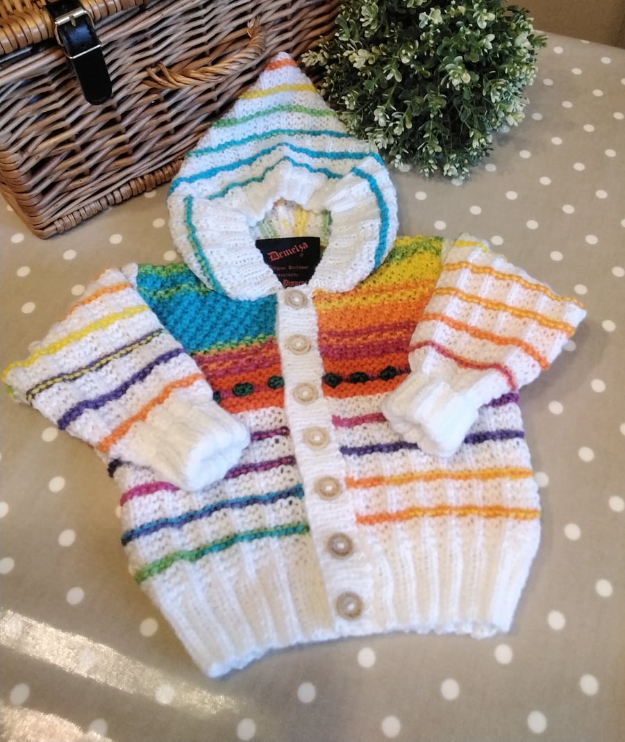 Lightweight Gender Neutral Baby Cardigan-Jacket  1-2 years size 