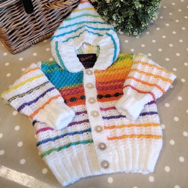 Lightweight Gender Neutral Baby Cardigan-Jacket  1-2 years size 
