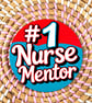 Number 1 Nurse Mentor Wooden Coaster – Handmade Nursing Gift