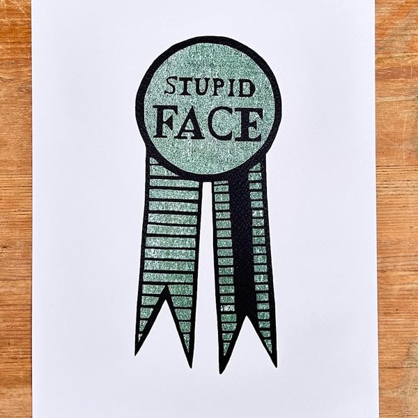 Rosette Print - Green Rosette Print  - Fun Print