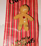 Christmas Gingerbread Man Bookmark handmade Brand New number3 - Image 1