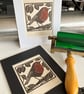 Lino Print - "Robin" - Image 9